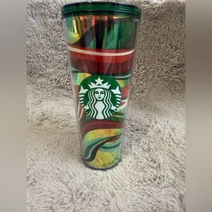 NWT Starbucks Christmas cold cup tumbler